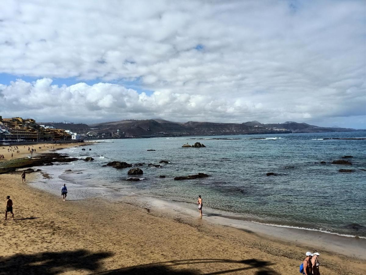 Estudio Vacacional W&G Las Canteras Con Bonitas Vistas Al Mar Las Palmas de Gran Canaria Eksteriør billede